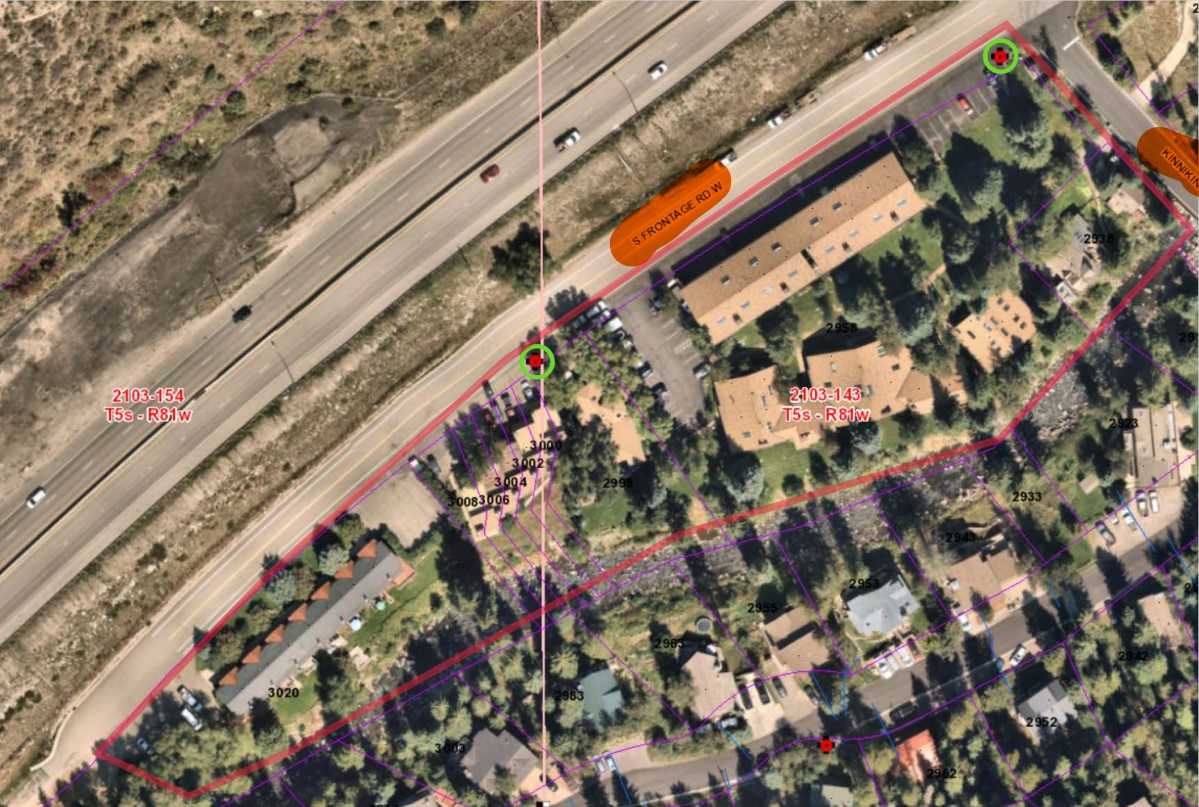 map of water outage area