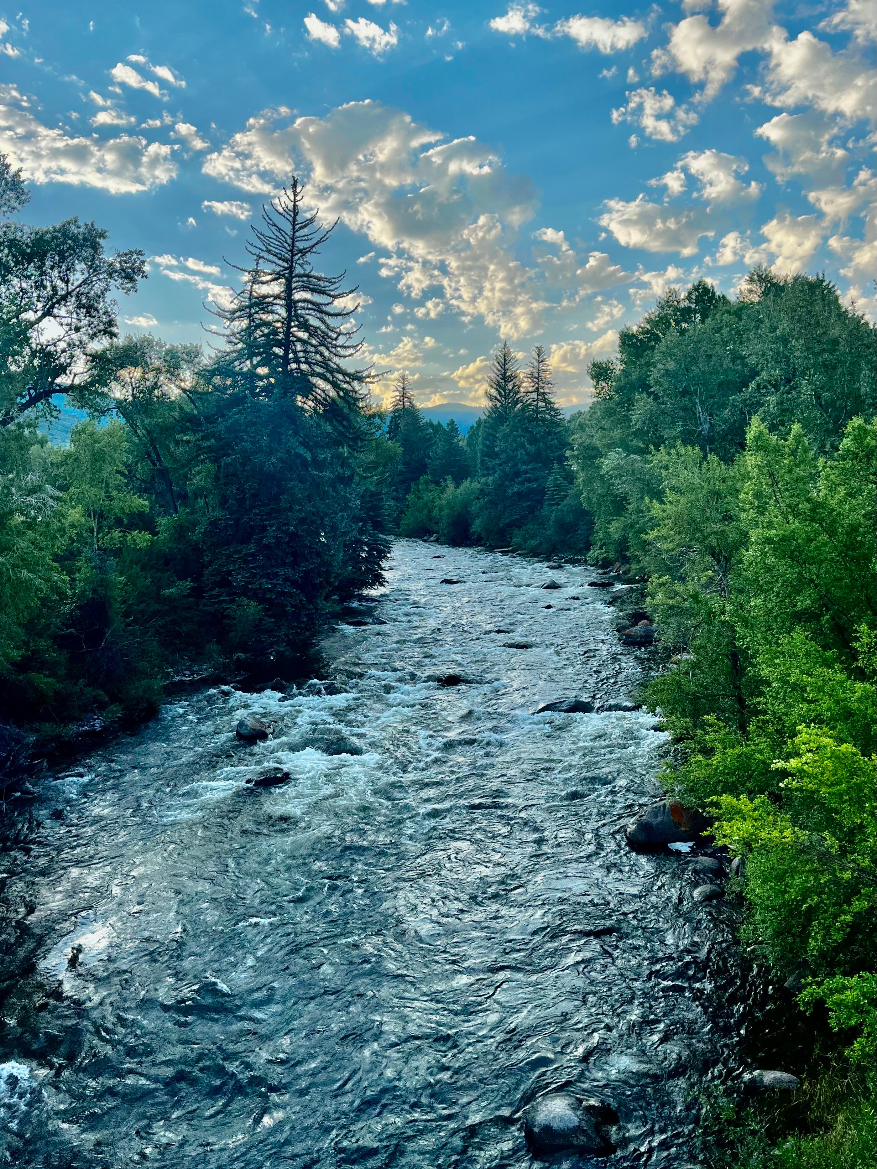 The Eagle River in Avon in the morning.
