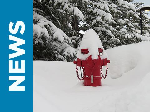 Fire Hydrant in Snow